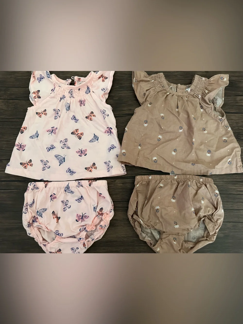 Carter's Set of Two Flutter Sleeve Two-Piece Sets